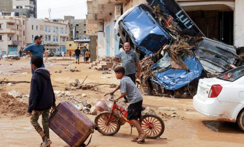 إخلاء درنة و منع الدخول اليها