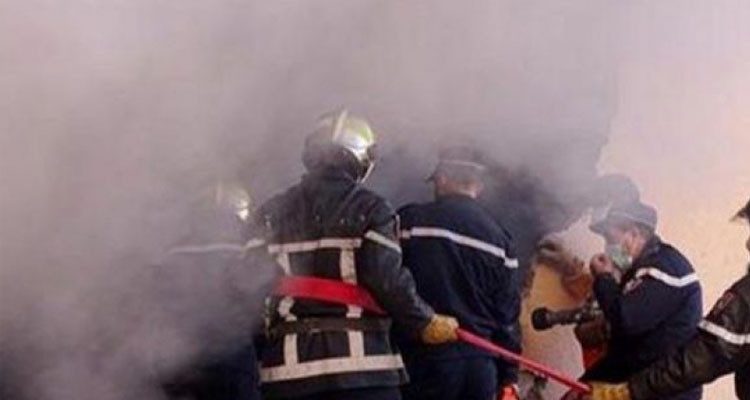 تطاوين : حريق بمحل بيع محروقات مهربة