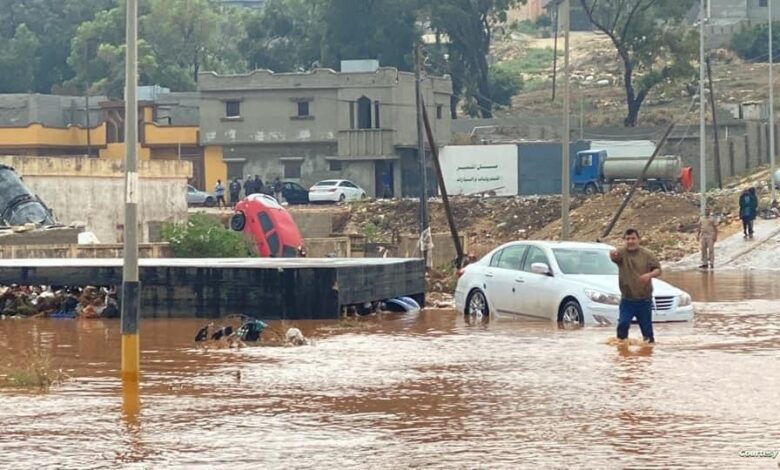 اعصار "دانيال" بليبيا : الاف القتلى و الاف المفقودين