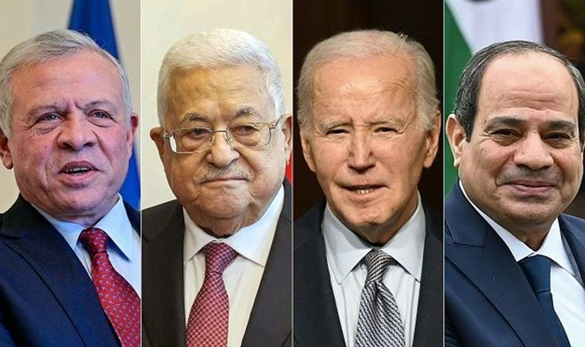قمّة رباعية في عمّان تضم رؤساء الولايات المتحدة ومصر وفلسطين