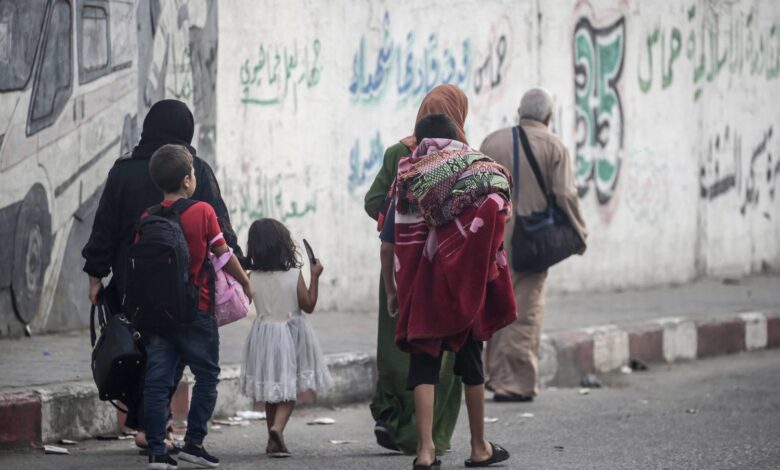 الجيش الإسرائ يلي: النازحون من شمال قطاع غزة يستطيعون العودة بعد انتهاء الحرب