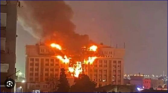 مصر : حريق هائل بمديرية أمن الاسماعلية و عشرات المصابين