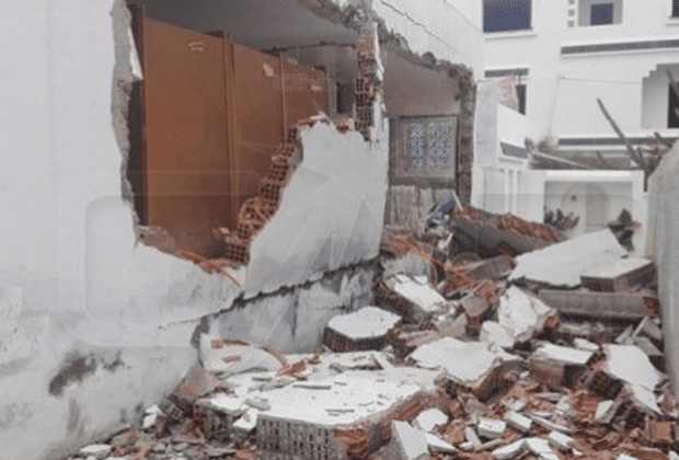 انفجار غازي يتسبب في تضرر عائلة