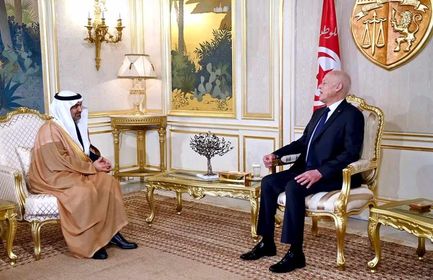 استقبال رئيس الجمهورية قيس سعيد لوزير الصحة بالمملكة العربية السعودية في قصر قرطاج