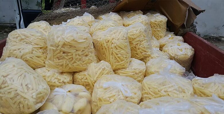 سيدي بوزيد : حجز كمية من البطاطا الفاسدة...كانت موجهة لأصحاب المطاعم (صورة توضيحية)