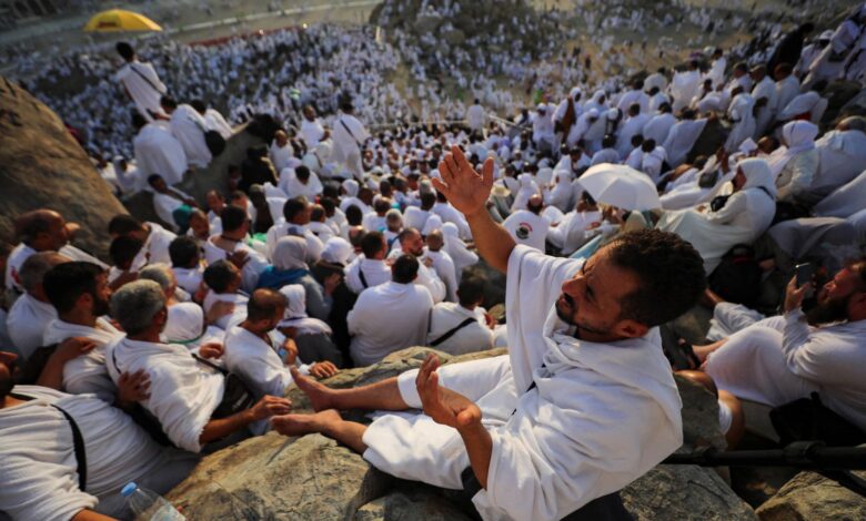 ضيوف الرحمن على عرفات